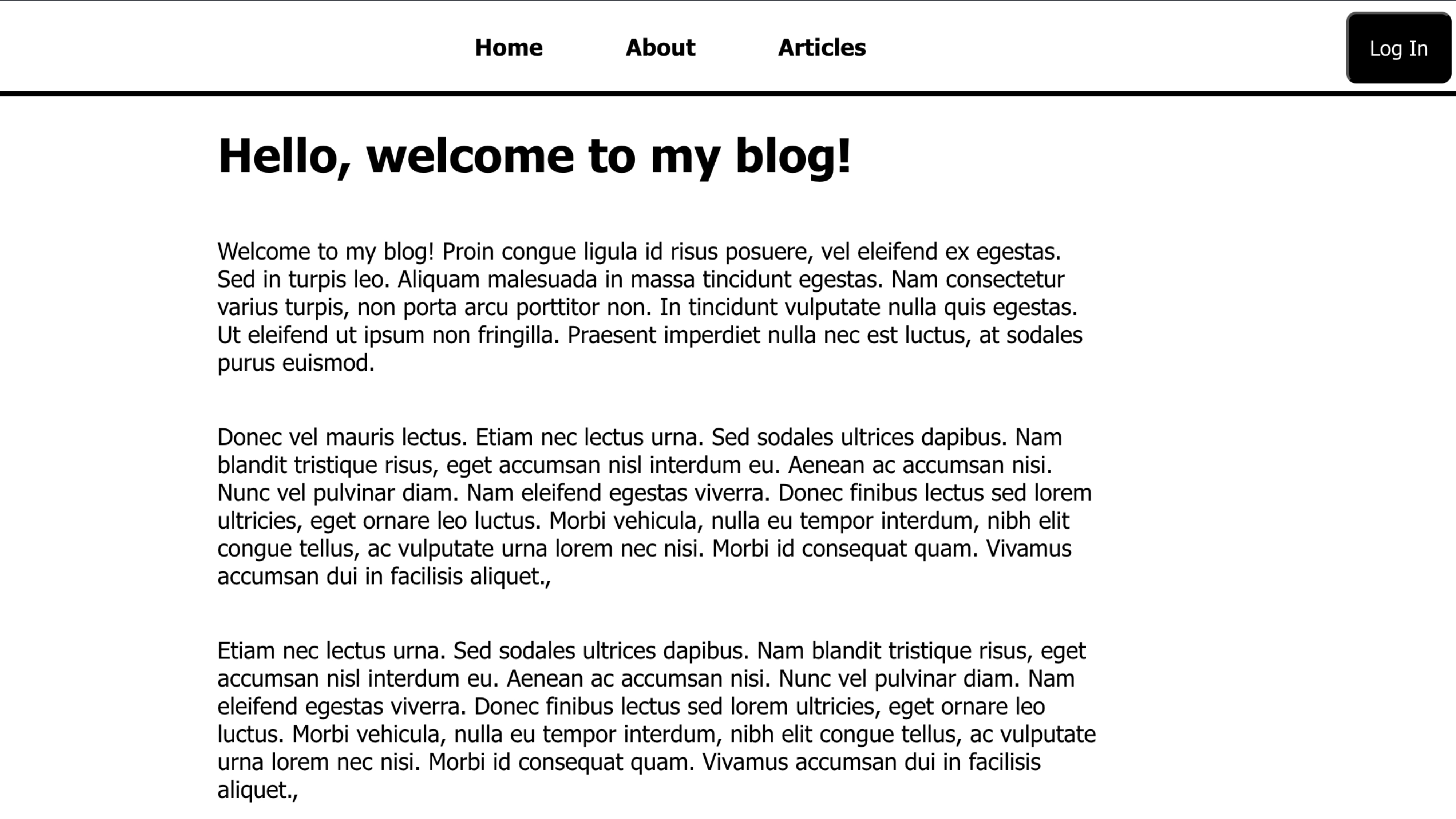 Blog Website